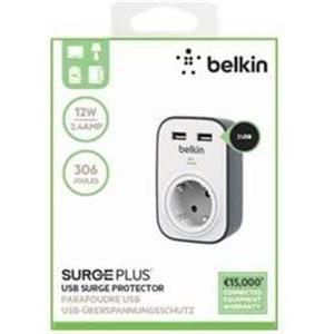 Prenaponska zaštita BELKIN BSV103vf, utičnica, 2x USB