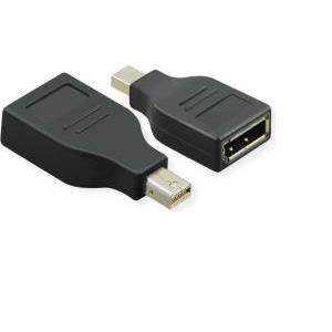 Roline VALUE adapter mini DisplayPort(M) na DisplayPort(F), v1.2, 4K60