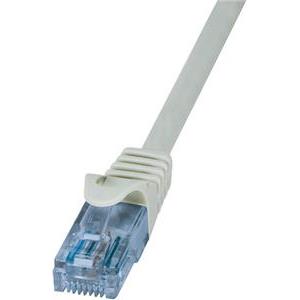 U/UTP prespojni kabel Cat.6a PVC CCA AWG26, sivi, 5,0 m