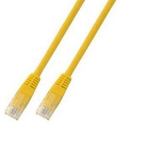 U/UTP prespojni kabel Cat.6 PVC CCA AWG24, žuti, 5,0 m