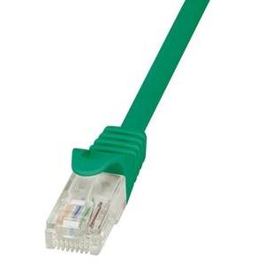 U/UTP prespojni kabel Cat.6 PVC CCA AWG24, zeleni, 3,0 m