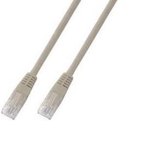U/UTP prespojni kabel Cat.6 PVC CCA AWG24, sivi, 5,0 m