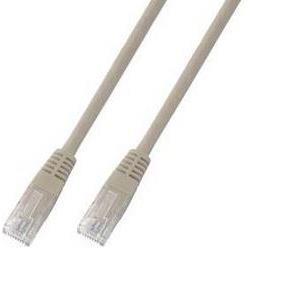 U/UTP prespojni kabel Cat.6 PVC CCA AWG24, sivi, 3,0 m