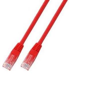 U/UTP prespojni kabel Cat.6 PVC CCA AWG24, crveni, 5,0 m