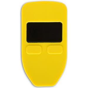 Cover CVER silicone protective case for Trezor one wallet, yellow