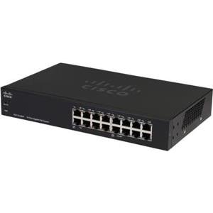 Cisco 16-Port Unmanaged Gigabit RJ45 with 8 PoE ports Desktop Rackmount switch, CSC-SG110-16HP-EU