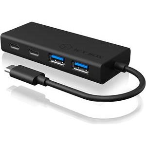 ICY HUB1426-CPD USB 3.0 hub, 2x USB-A + 2x USB-C