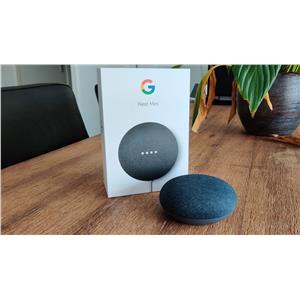 Mini zvučnik Google Smart Home Assistant Nest, tamno siva