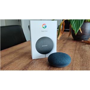 Mini zvučnik Google Smart Home Assistant Nest, tamno siva