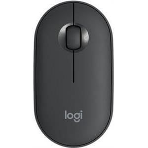 Miš Logitech M350 Pebble, optički, bežični, crni, USB