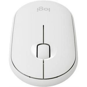 Miš Logitech M350 Pebble, optički, bežični, bijeli, USB
