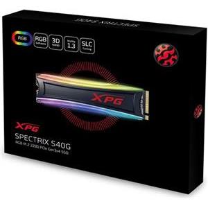 SSD Adata 512GB XPG SPECTRIX S40G RGB PCIe M.2 2280 NVMe