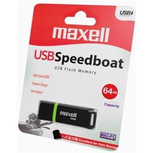 Maxell USB Speedboat 3.1, 64GB, crni