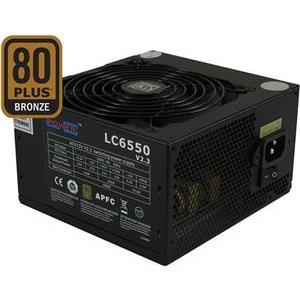 Napajanje 550W, LC POWER Silent Series LC6550, ATX v2.3, 120mm vent, 80+ Bronze