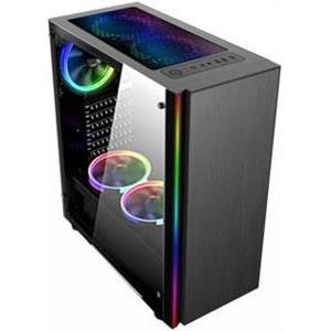 NaviaTec Master Gaming Case with 3 Colorful LED Fans
