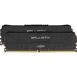 Memorija Crucial Ballistix 32 GB Kit (2x16GB) DDR4 2666MT/s CL16 Unbuffered DIMM 288pin Black, BL2K16G26C16U4B