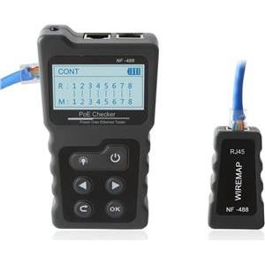 Multi-functional LCD Network Cable Tester PoE Checker Inline PoE Voltage and Current Tester with Cable Tester