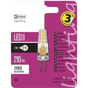 Žarulja LED G4 2W, 4100K, neutralno svjetlo, 12V EMOS