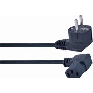 Gembird Power cord (right angled C13), VDE approved, 1,8m