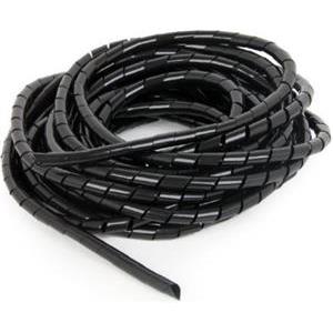 Gembird 12 mm spiral cable wrap, 10 m, black