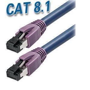 Transmedia Cat 8.1 SFTP Kabel 1m, dark blue