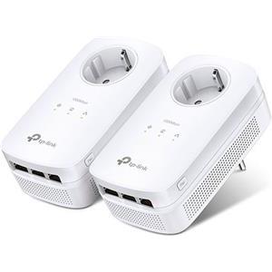 TP-Link AV1300 3-port Gigabit Passthrough Powerline Starter Kit