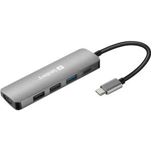 Sandberg USB-C priključak na HDMI + 3x USB 3.0 i isporuka snage 100W