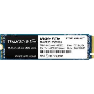 Teamgroup 512GB M.2 NVMe SSD MP33 3D NAND 2280, TM8FP6512G0C101