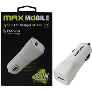 MAXMOBILE AUTO ADAPTER PD 18W QC 3.0 TYPE C, SC-198