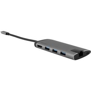 USB Hub Verbatim USB-C 3.1 6-Port portable Grey