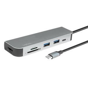 USB Hub Logilink UA0343 USB-C Cardreader