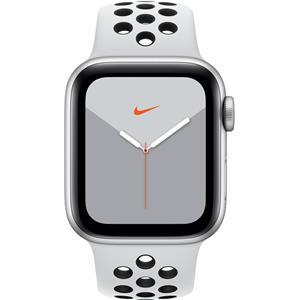 Pametni sat APPLE Watch Nike Series 5 GPS, 40mm, srebrni aluminijski okvir sa platinom, crna Nike sportska narukvica