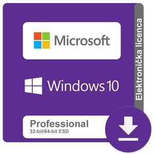 Microsoft Windows 10 Professional 32/64-bit ESD elektronička licenca