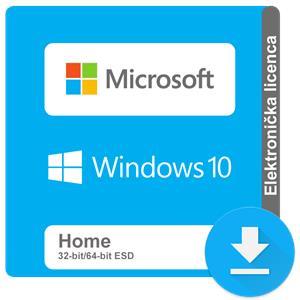 Microsoft Windows 10 Home 32/64-bit ESD elektronička licenca