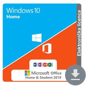 Windows 10 Home + MS Office 2019 Home and Student ESD kombo