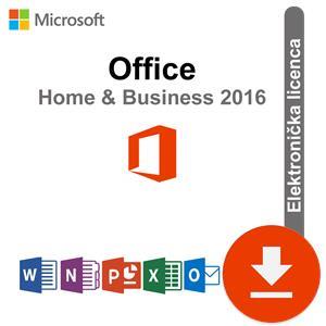 Microsoft Office 2016 Home and Business ESD elektronička licenca