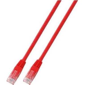 U/UTP prespojni kabel Cat.5e PVC CCA AWG24, crveni, 1,0 m