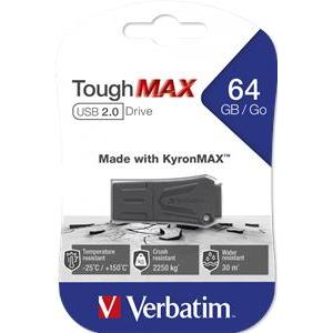 Verbatim USB2.0 ToughMAX 64GB, crni