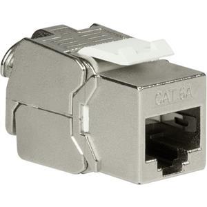 Modul Keystone RJ45 Cat.6a STP, tool less, die-cast housing, slim type