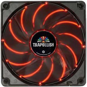 Ventilator Enermax T.B. Apollish 120×120×25mm, Twister Bearing tehnologija, LED crveni