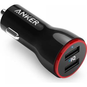 Auto punjač ANKER PowerDrive 2, A2310G11, 2 USB 3.0 priključka, crni