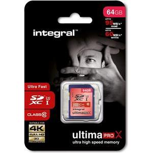 Integral memory card UltimaPro X SDHC 64GB Class 10