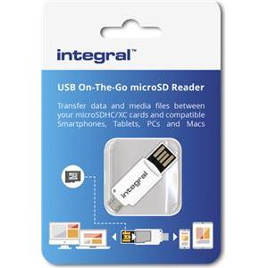 Integral USB On-The-Go microSDHC / XC reader