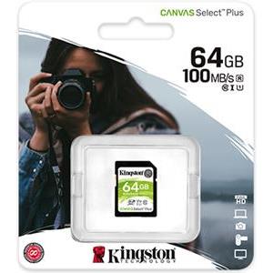 Memorijska kartica KINGSTON Canvas Select Plus SDS2/64GB, SDXC 64GB, Class 10 UHS-I