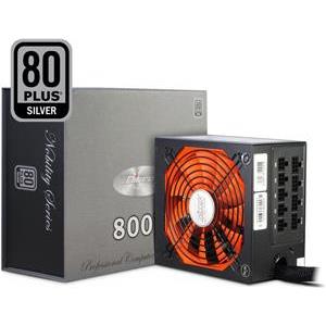 PSU CobaNitrox Nobility CN800 NS 85+ 800W, kabelmanagement, active PFC, fan 135mm, 80+ silver