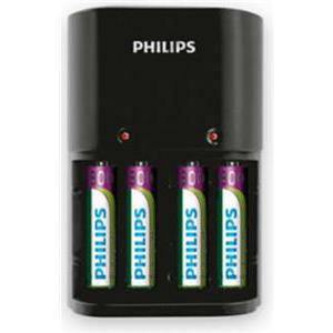 PHILIPS MULTILIFE BATTERY CHARGER + 4X AAA BATTERIES