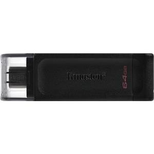 Memorija USB 3.2 Type-C FLASH DRIVE, 64 GB, KINGSTON DT70/64GB, crni