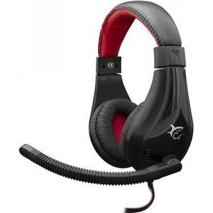 WHITE SHARK gaming slušalice SERVAL crno-crvene
