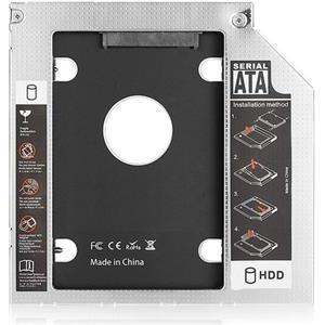 Adapter SSD/HDD to 9,5mm DVD slot, SATA3, Alu, Ewent EW7003