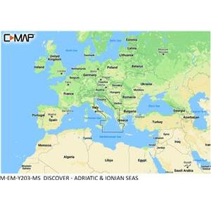 C-MAP DISCOVER M-EM-Y203-MS Adriatic & Ionian Seas, M-EM-Y203-MS